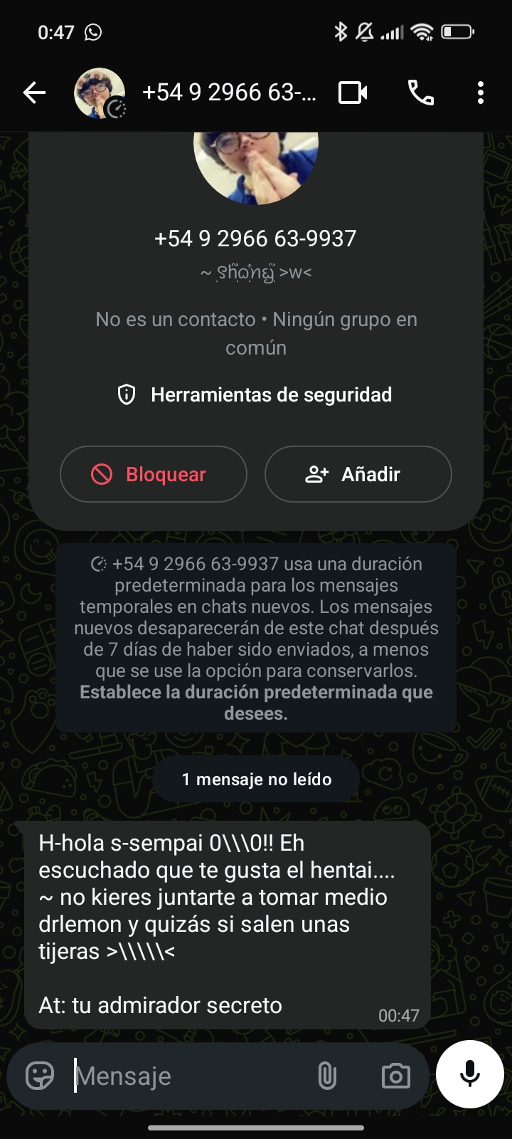 Foto del reporte