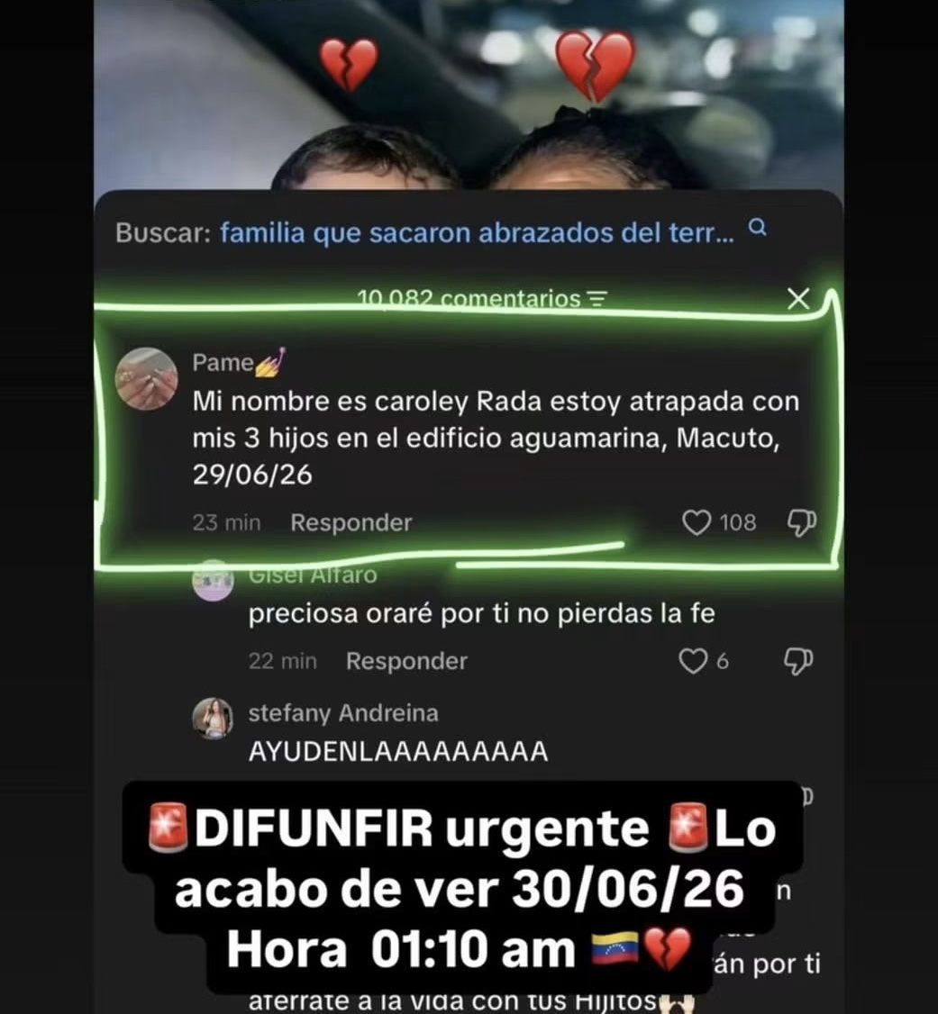 Foto del reporte