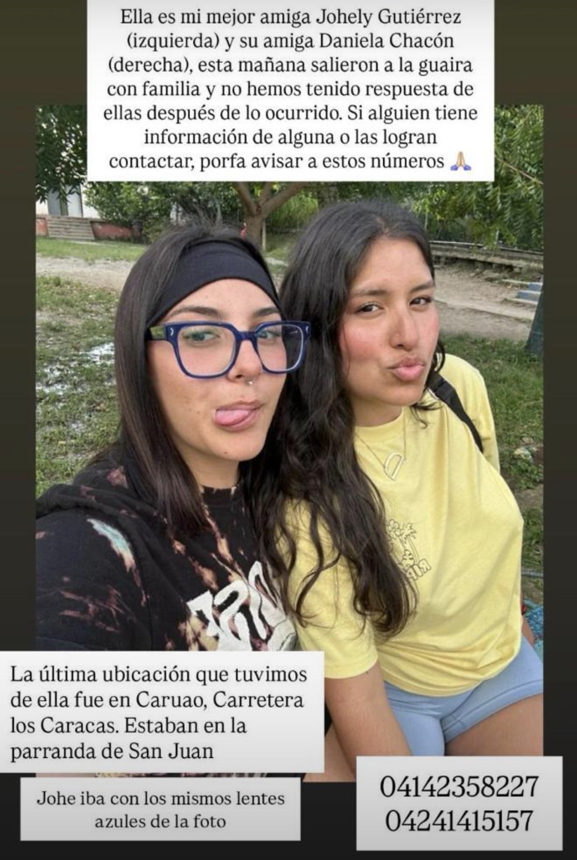 Foto del reporte