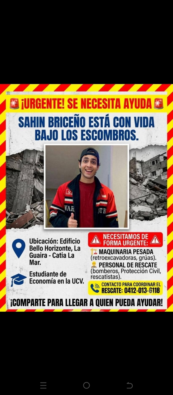 Foto del reporte